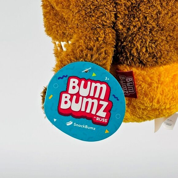 Bumbumz NWT 7.5" Curtis the Coffee Cup SnackBumz Bum Bumz Stuffed Bean Plush - Picture 6 of 6
